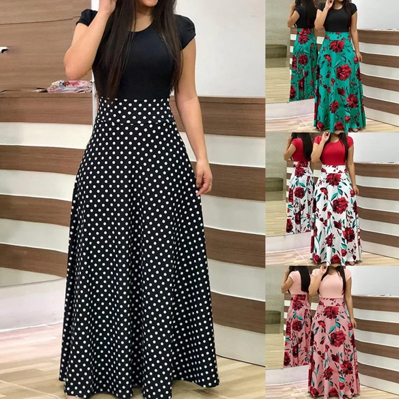 Laamei 2019 Women Dress Boho Print Sexy Vintage Female Floral Pencil Dresses Evening Party Dress Tunics Sale discount