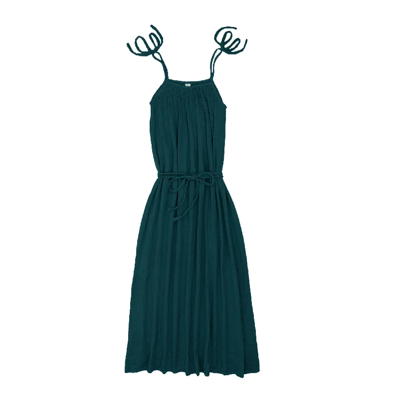 Numero 74 Mia Mum Long Dress Teal Blue