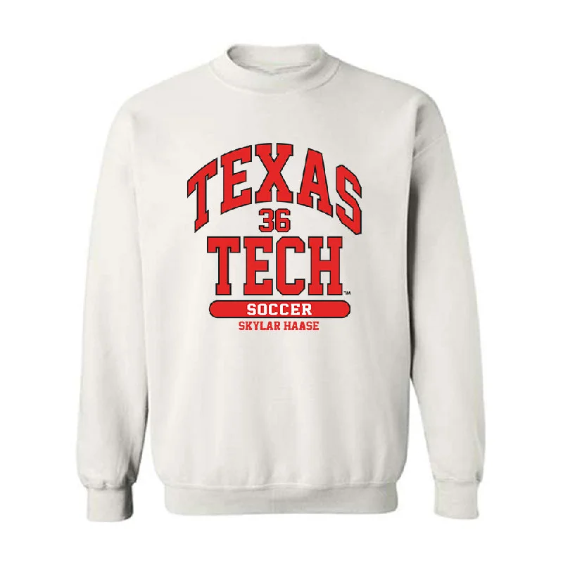 Texas Tech - NCAA Women's Soccer : Skylar Haase - Classic Fashion Shersey Crewneck Sweatshirt Hoodie with Cropped Fit Short Trendy