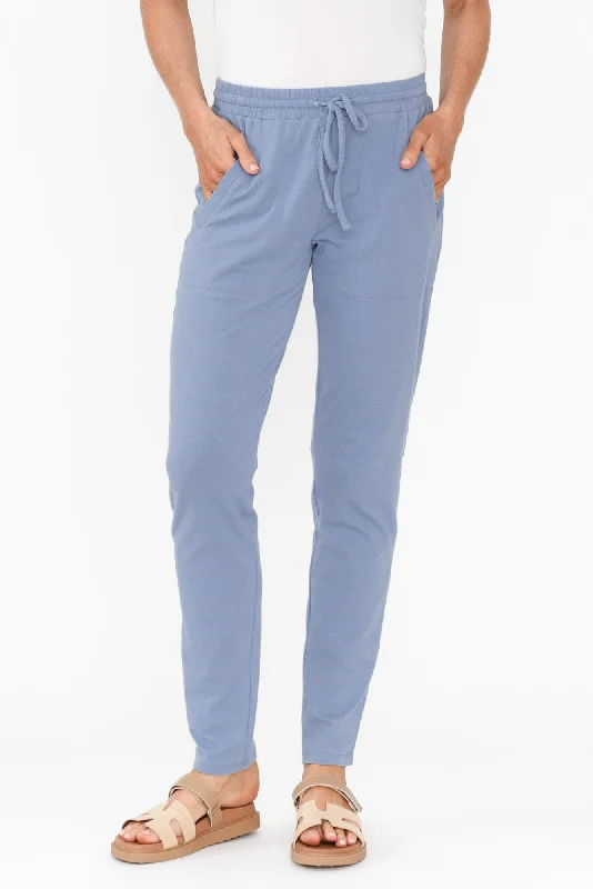 Timmy Steel Cotton Drawstring Pants High-Waist Jogger Pants