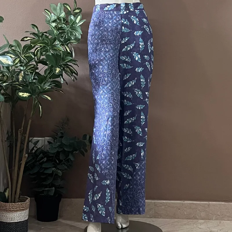 Lounge Long Pants - L Fashionable Button-Up Pants