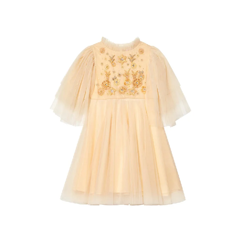 Tutu du Monde Gilded Floral Tulle Dress
