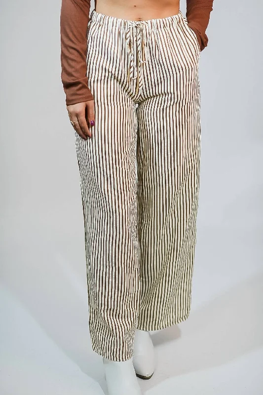 All Over The Place Pants In Beige Formal Slim Pants