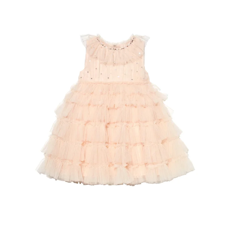 Tutu du Monde Mural Tulle Dress Pale Coral