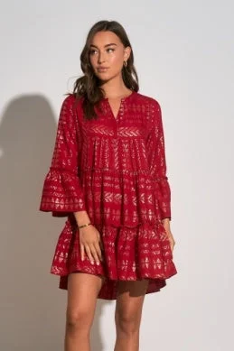 Elan Clara Dress in Red