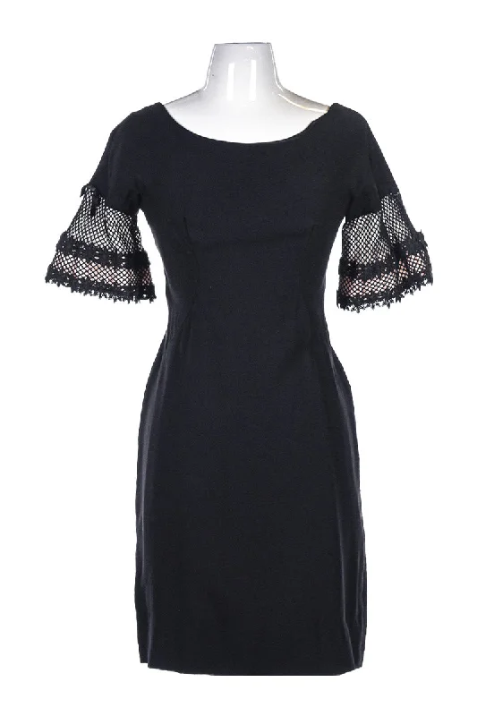 Black Dress with Detail Sleeve
