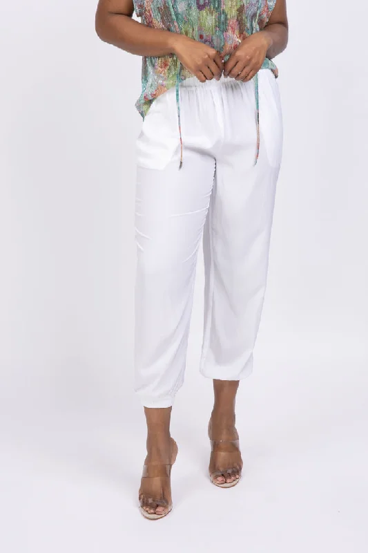 Ramy Brook Caden Pant Ivory Classic Bootcut Trousers