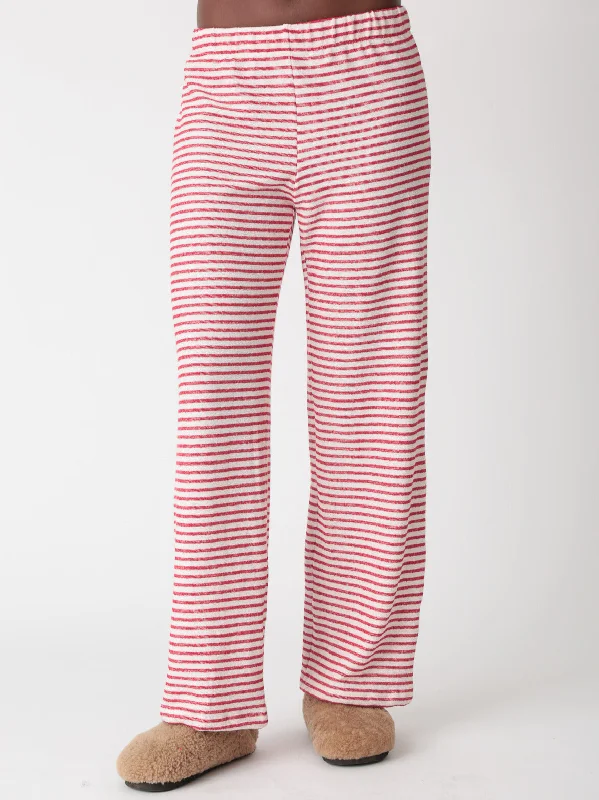Wylie Pant Stripe Trendy Velvet Pants