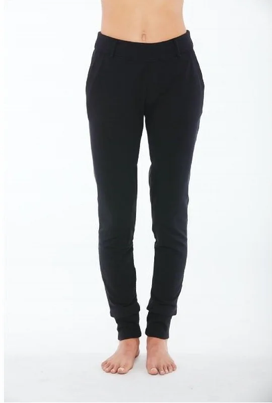 Ona Pant In Black Comfortable Maternity Pants
