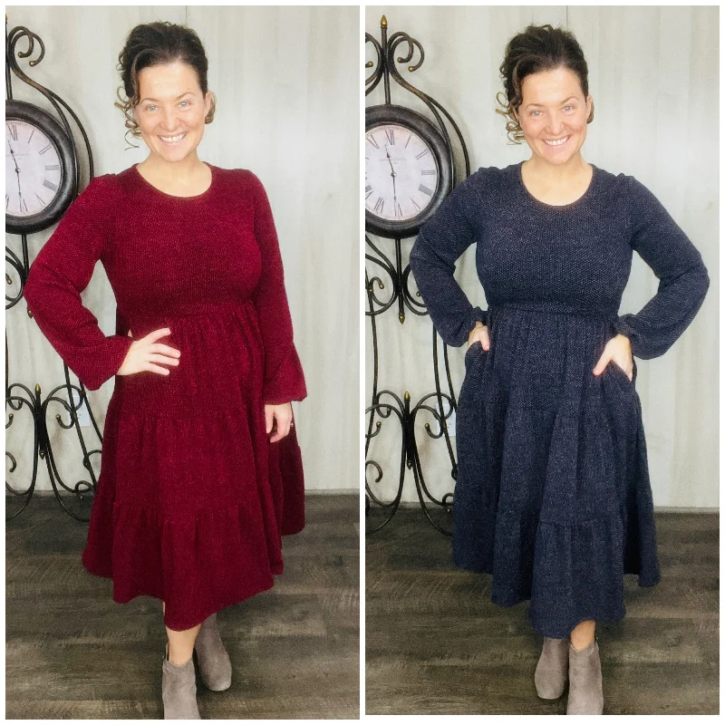 Jessie Puff Sleeve Tiered Dress Tunics Occasion special