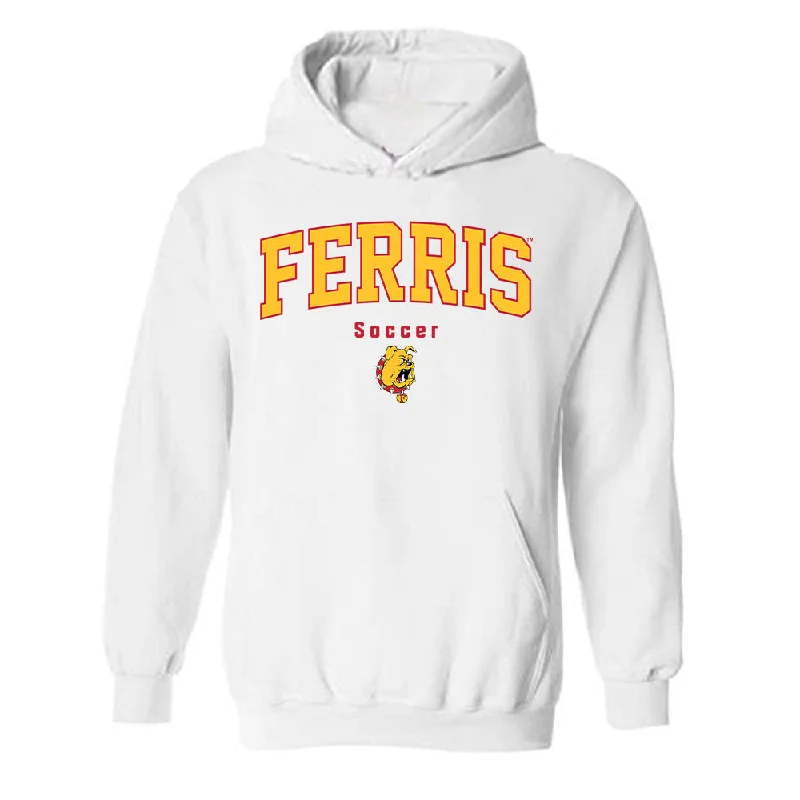 Ferris State - NCAA Women's Soccer : Isabella Baron - Classic Shersey Hooded Sweatshirt Hoodie with Fur Luxurious Winter