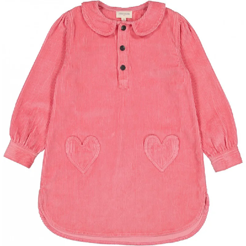 Louis Louise Margaret Corduroy Dress - Bubble Gum