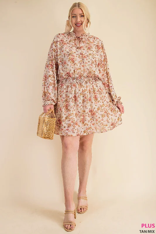 Golden Autumn Dress Halter Neckline Beach