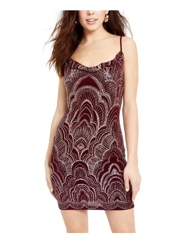 Juniors Womens Glitter Sleeveless Party Dress Tunics Practical durable