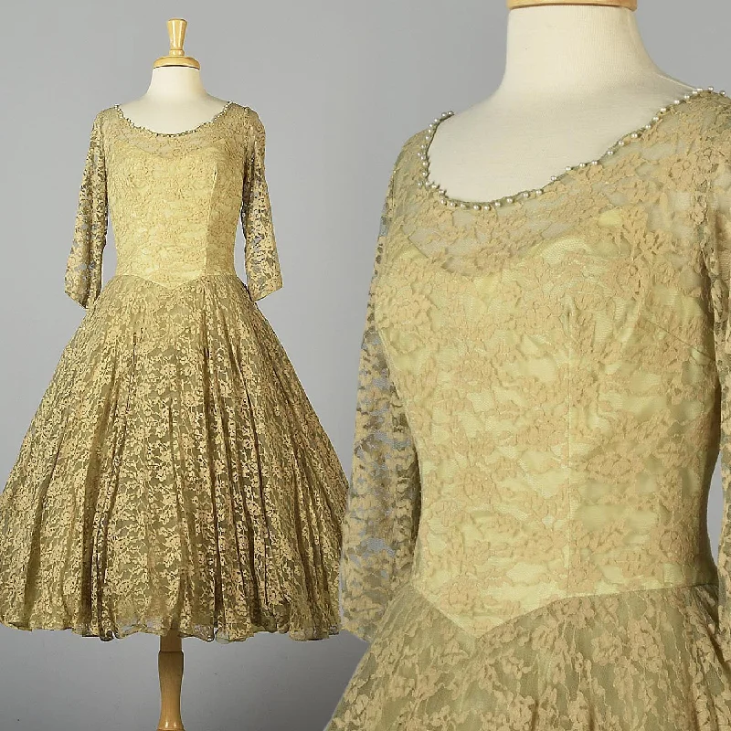 1950s Emma Domb Lace Party Dress Tunics Favorite customer