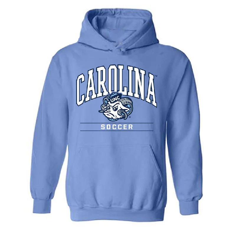 UNC - NCAA Women's Soccer : abby gundry - Classic Shersey Hooded Sweatshirt Hoodie with Typography Text Message