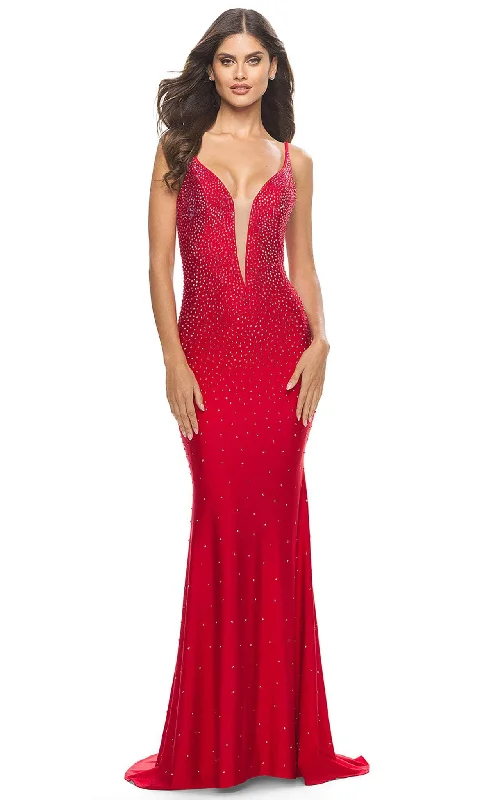 La Femme 31215 - Plunging Dress Tunics Designer luxury