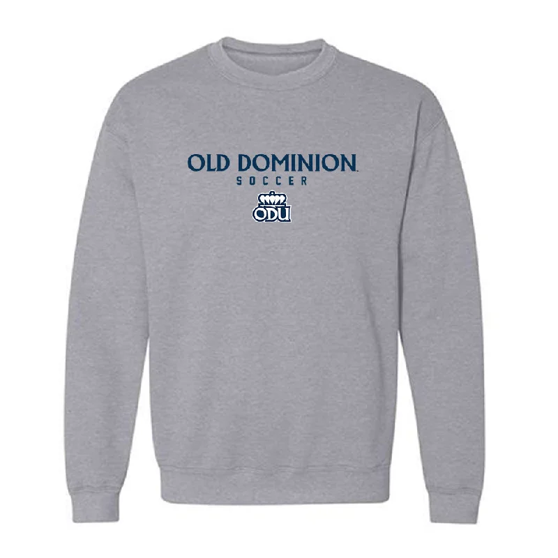 Old Dominion - NCAA Women's Soccer : Brooke Edwards - Classic Shersey Crewneck Sweatshirt Hoodie with Mock Neck Collared Structured
