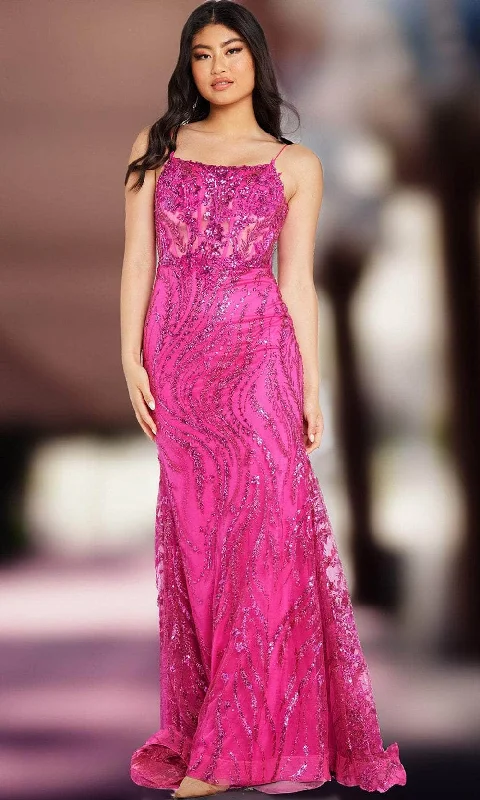 Jovani 23250 - Corset Mermaid Prom Dress Tunics Yoga stretchy