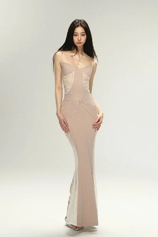Sleeveless Slim Fit Long Dress 4MU0024