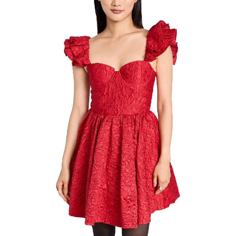 Bina Womens Silk Blend Mini Cocktail And Party Dress Tunics Exclusive limited