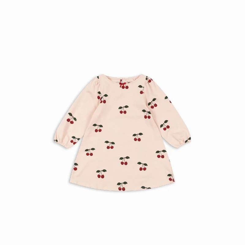 Konges Sløjd Drey Dress Gots-Ma Grande Cerise Peony