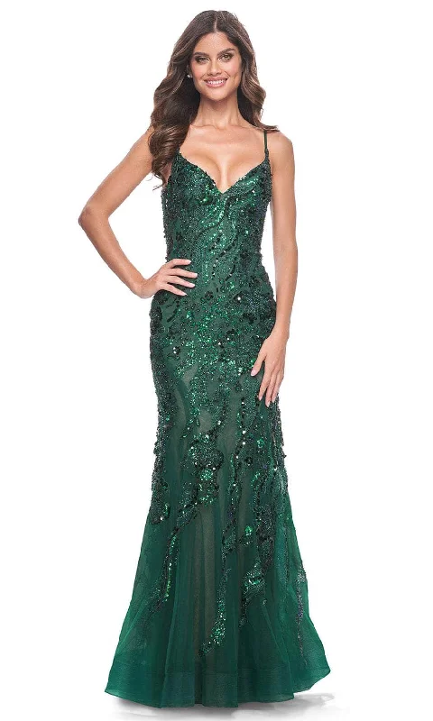 La Femme 32049 - Sleeveless Sequin Prom Dress Tunics Running lightweight