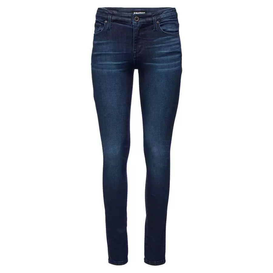 Black Diamond Forged Denim Pants - Women's Formal Wide-Leg Pants