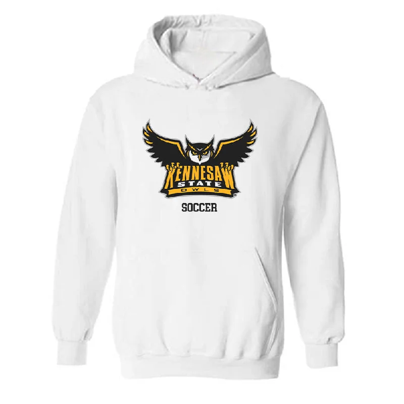 Kennesaw - NCAA Women's Soccer : Paris McCulloch - Classic Fashion Shersey Hooded Sweatshirt Hoodie with Hem Drawcord Adjustable Customizable