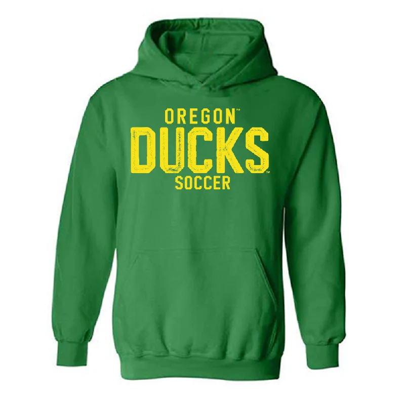 Oregon - NCAA Women's Soccer : Kiley Fehrenbacher - Classic Shersey Hooded Sweatshirt Hoodie with Mesh Breathable Sporty
