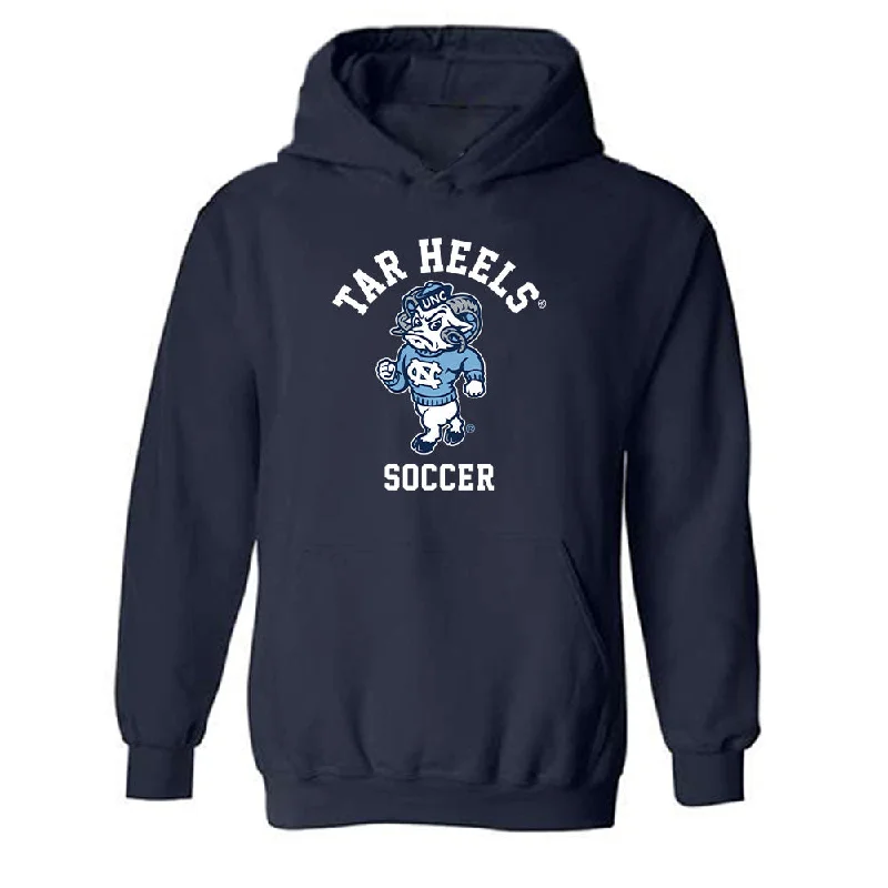UNC - NCAA Women's Soccer : abby gundry - Classic Shersey Hooded Sweatshirt Hoodie with Emblem Brand Identity