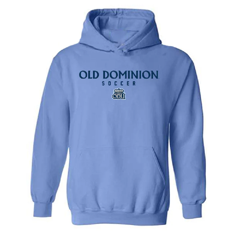 Old Dominion - NCAA Women's Soccer : Brooke Edwards - Classic Shersey Hooded Sweatshirt Hoodie with V-Neck Classic Versatile