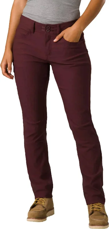 Halle Straight Pant Ii In Cacao Comfortable Cargo Pants