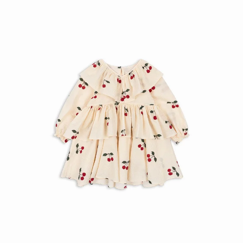 Konges Sløjd Lunella Dress Gots-Ma Grande Cerise
