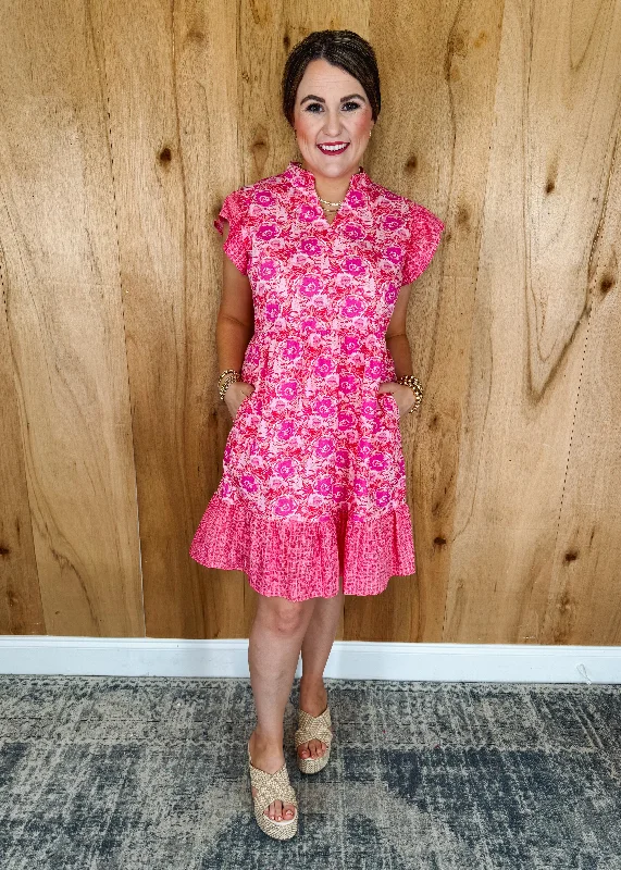 Run For The Roses Dress Tunics Satin smooth