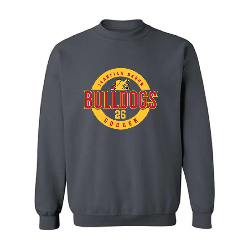 Ferris State - NCAA Women's Soccer : Isabella Baron - Classic Fashion Shersey Crewneck Sweatshirt Hoodie with Button Classic Timeless