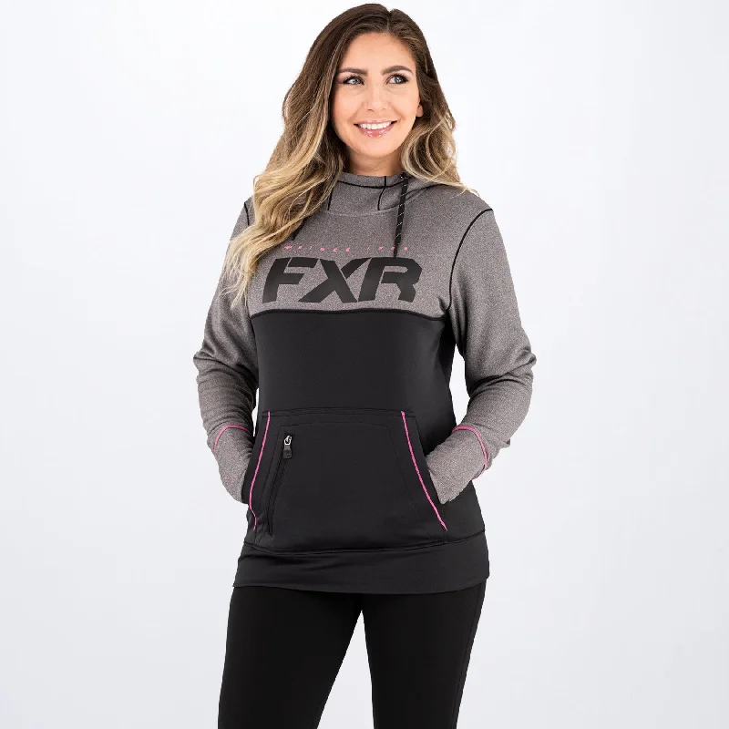 Women's Pursuit Tech Pullover Hoodie Port Neck Pullover
