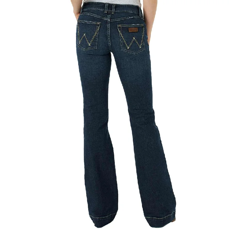 Wrangler Retro Mae Trouser Jeans Trousers Running Lightweight
