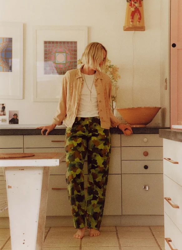 the sonora painted camo trouser Trousers Plaid Checkered