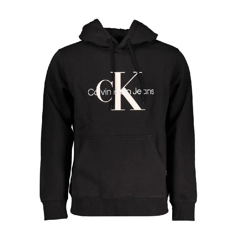 Elegant Hooded Sweater With Contrasting Details Faux Fur Fabric Real Fur Fabric Shearling Fabric