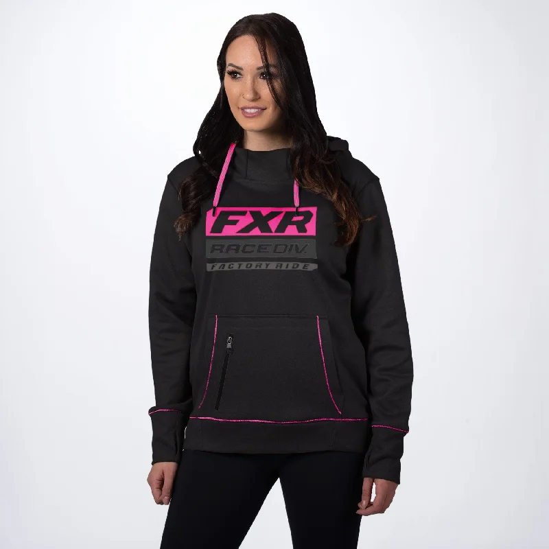 Women's Race Division Tech Pullover Hoodie Peter Pan Collar