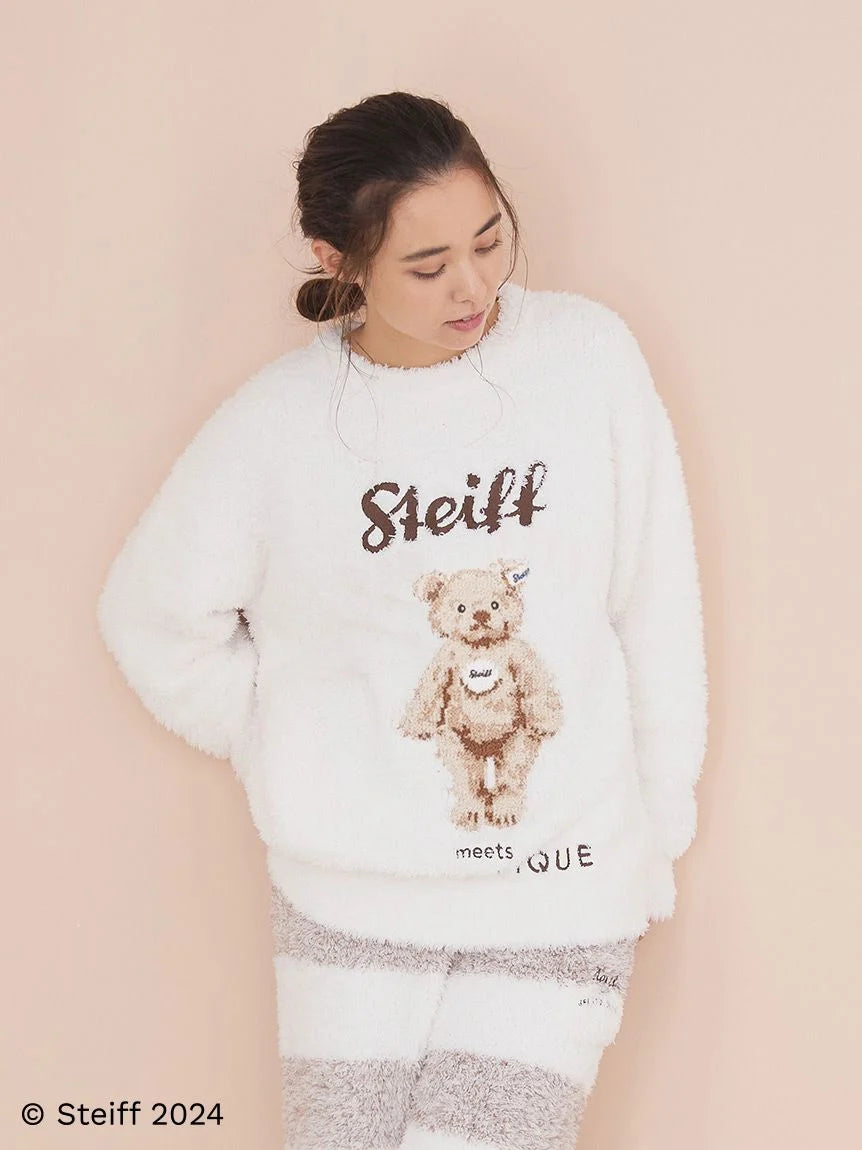 [Steiff] Gelato James Jacquard Pullover Sweater Slouchy Comfort Pullover
