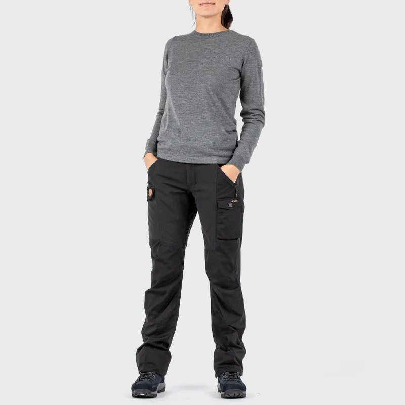 Nikka Trousers Curved W Trousers Formal Black