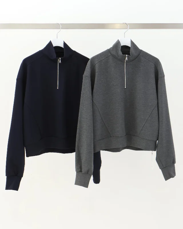 half zip pullover Tapered Sleeve Pullover