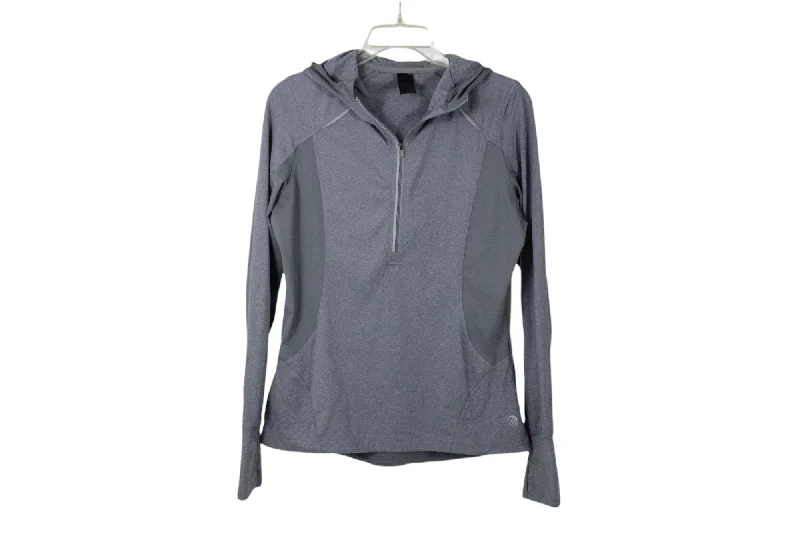 MPG Gray Pullover | M Ruffle Neck Pullover