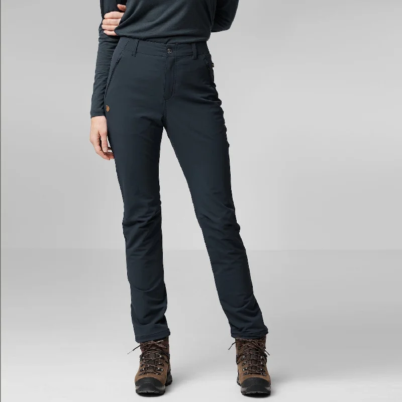 Abisko Winter Stretch Trousers W Regular Trousers Low Rise Relaxed