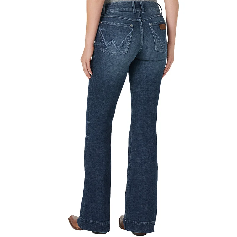 Wrangler Retro Mae Trouser Jeans Trousers Hiking Durable