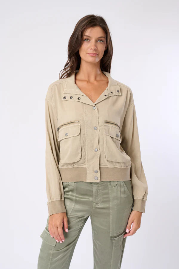 Samaria Cupro Jacket Clay - Marrakech V-Neck Jacket Boat Neck Jacket Square Neck Jacket