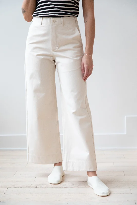 Unkruid | Wide Leg Trouser in Kinari Trousers versatile all-occasion