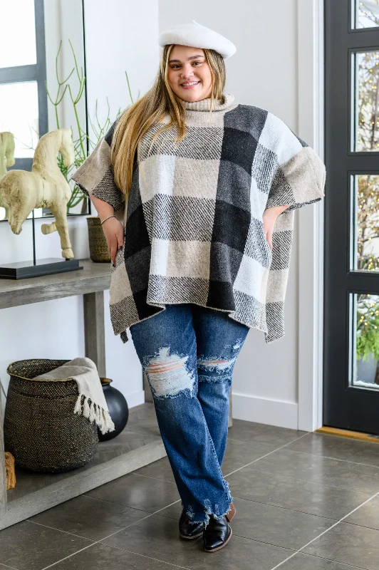 Your Next Favorite Roll Neck Sweater Poncho Cotton Fabric Linen Fabric Terry Fabric